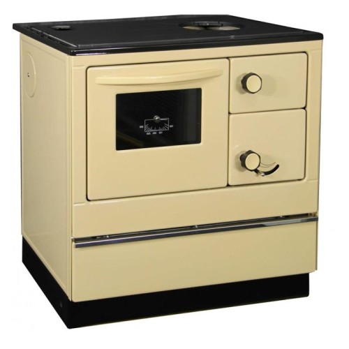 Дровяная печь THORMA OKONOM 85/FIKO DELUXE, правая, бежевая 