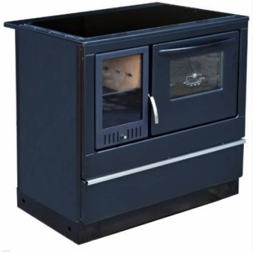 Дровяная печь THORMA OKONOM 85/FIKO Excellent H, правая, черная 