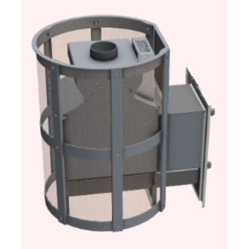 Дровяная печь TMF Кольчуга 14-18 (чугунная дверца) 