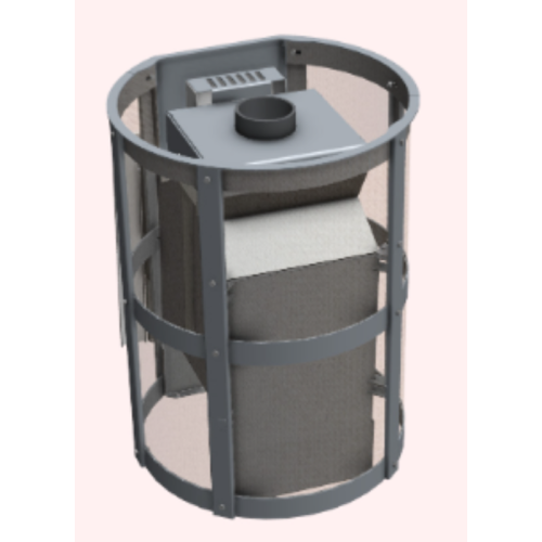 Дровяная печь TMF Кольчуга 14-18 (чугунная дверца без парогенератора) 