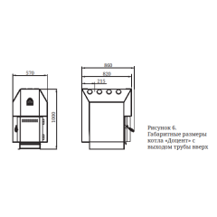 Дровяная печь TMF ПО Доцент, СД, ТВ