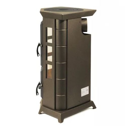 Дровяная печь TMF ПО Статика Квинта, черная бронза 