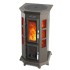 Дровяная печь TMF ПО Статика Секста, черная бронза 