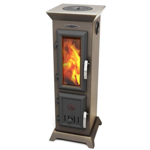 Дровяная печь TMF ПО Статика Тетра Мини, черная бронза 