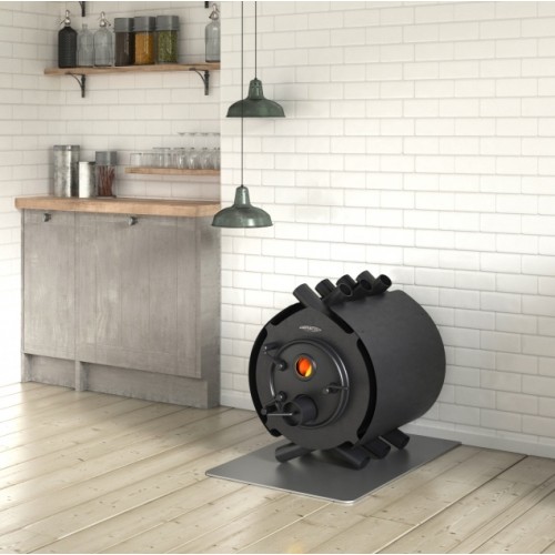 Дровяная печь TMF ПО Валериан, 8кВт, антрацит 