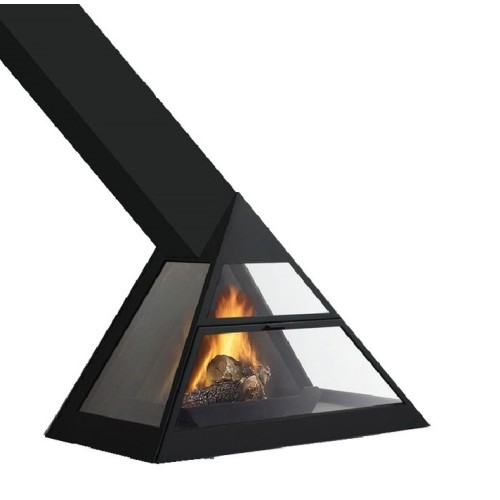 Готовый дровяной каминокомплект TRAFORART ADMETO FRONTAL труба влево 