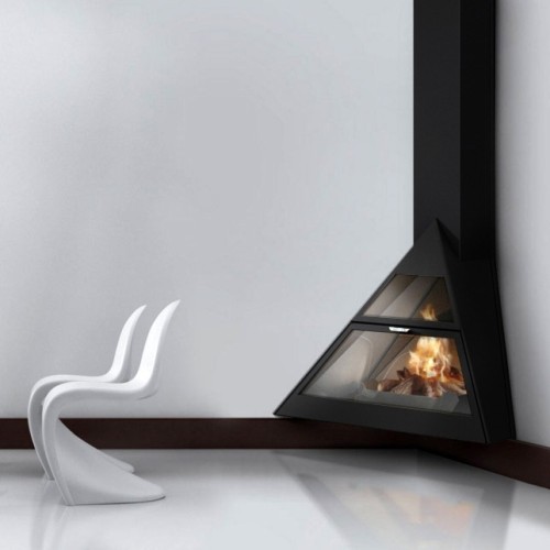 Готовый дровяной каминокомплект TRAFORART ADMETO RINCON крепление к стене 