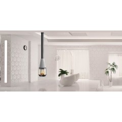 Готовый дровяной каминокомплект TRAFORART ARLET CENTRAL ART высокое стекло