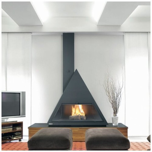 Готовый дровяной каминокомплект TRAFORART BILBAO FRONTAL труба слева 