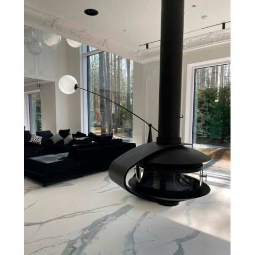 Готовый дровяной каминокомплект TRAFORART FANCY CENTRAL ART со стеклом 