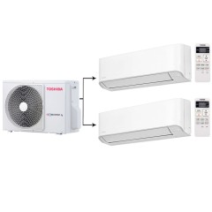 Наружный блок мультисплит системы Toshiba RAS- 2M18U2AVG-E/RAS-B07J2KVG-E*2шт