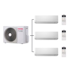 Наружный блок мультисплит системы Toshiba RAS-3M18U2AVG-E/RAS-B07J2KVG-E*3шт
