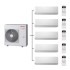 Наружный блок мультисплит системы Toshiba RAS-5M34U2AVG-E/RAS-B07J2KVG-E*5шт 