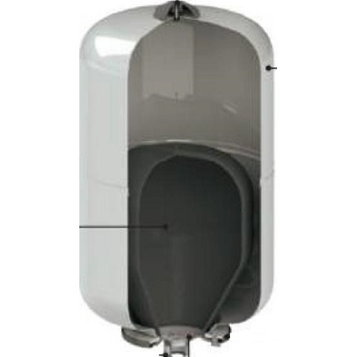 Расширительный бак VALTEC Бак расширительный 8 л. для ГВС БЕЛЫЙ (серый) 