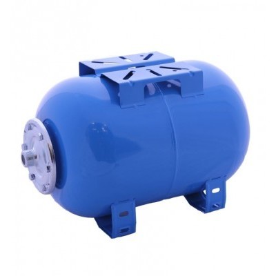 Расширительный бак VALTEC Бак расширительный для ГВС и ХВС горизонтальный 24л. СИНИЙ 
