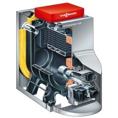 Комбинированный котел Viessmann Vitorond 100 (22 кВт) (VR2BB04)