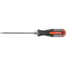 Отвертка OMBRA стержневая двусторонняя ROUND GRIP, РН2,SL6x150мм   756215