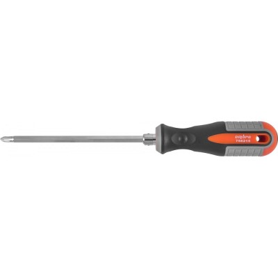 Отвертка OMBRA стержневая двусторонняя ROUND GRIP, РН2,SL6x150мм   756215