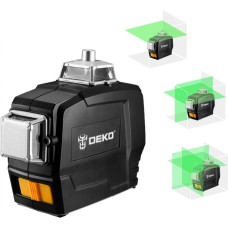 Лазерный уровень DEKO DKLL12 PG1 360/3 SET2 самовыравнивающийся   065-0235