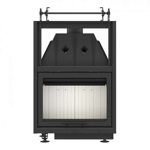Фронтальная дровяная топка ЭКОКАМИН Альфа 700К с контргрузом 