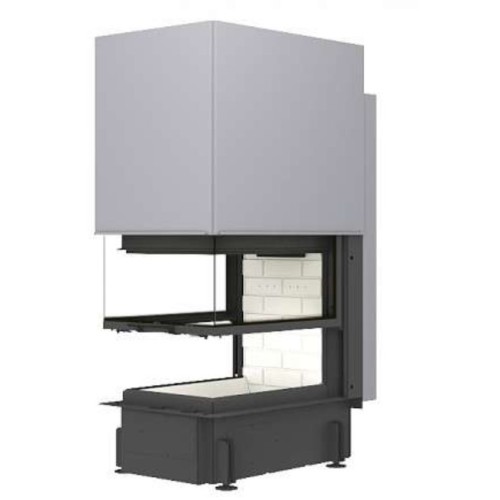 Трёхсторонняя дровяная топка ЭКОКАМИН Дельта 700 принтинг 