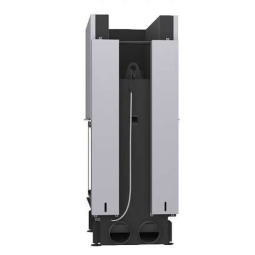 Трёхсторонняя дровяная топка ЭКОКАМИН БАВАРИЯ Дельта 700 принтинг черный шамот 