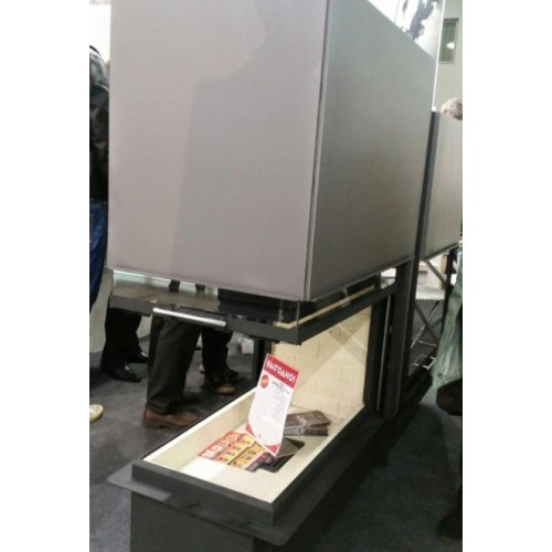 Трёхсторонняя дровяная топка ЭКОКАМИН Дельта 900 принтинг 