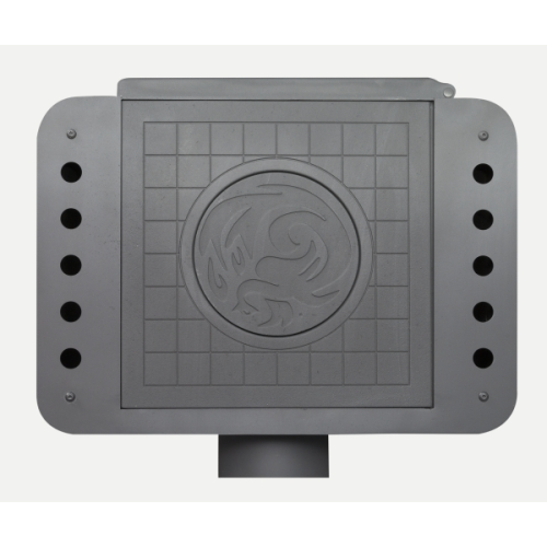 Дровяная печь ЭКОКАМИН БАВАРИЯ ЭКО С ПЛИТОЙ 