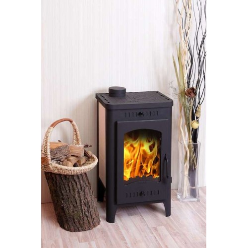 Дровяная печь ЭКОКАМИН БАВАРИЯ ОПТИМА C ПЛИТОЙ 