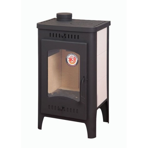 Дровяная печь ЭКОКАМИН БАВАРИЯ ОПТИМА C ПЛИТОЙ 