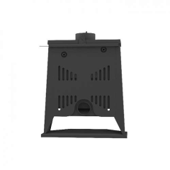 Дровяная печь ЭКОКАМИН БАВАРИЯ ПАНОРАМА ПРИЗМА с плитой