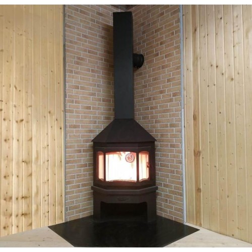 Дровяная печь ЭКОКАМИН ПРИСТЕННО-УГЛОВОЙ МЮНХЕН 