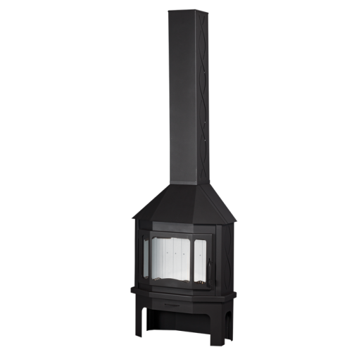 Дровяная печь ЭКОКАМИН ПРИСТЕННО-УГЛОВОЙ МЮНХЕН 