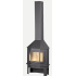 Дровяная печь ЭКОКАМИН ПРИСТЕННО-УГЛОВОЙ МЮНХЕН ГРАФИТ 