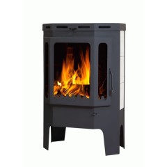 Дровяная печь ЭКОКАМИН БАВАРИЯ ПРИЗМАТИК ПРИСТЕННО-УГЛОВОЙ