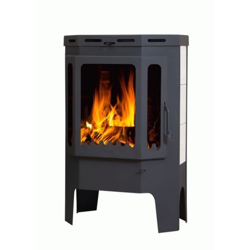 Дровяная печь ЭКОКАМИН БАВАРИЯ ПРИЗМАТИК ПРИСТЕННО-УГЛОВОЙ 