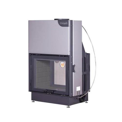 Тоннельная дровяная топка ЭКОКАМИН Вега 800TВ туннельная черный шамот 