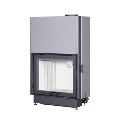 Фронтальная дровяная топка ЭКОКАМИН Вега 800 принтинг с подовым горением 