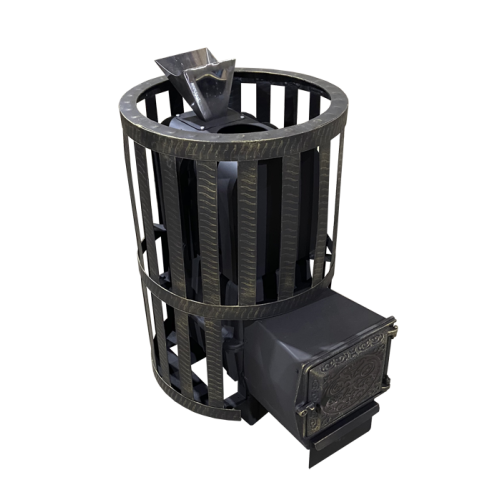 Дровяная печь Берёзка Воевода 15 (ДТ-3 Сетч. кожух) NEW Закрытая каменка 