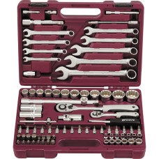 Набор инструмента универсальный THORVIK 1/4", 1/2"DR 82 предметов   UTS0082MP