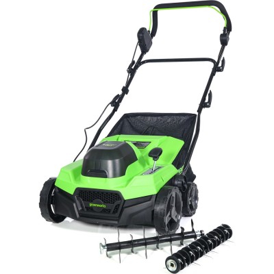 Аэратор-скарификатор GREENWORKS GD40SC38II аккумуляторный без АКБ и ЗУ   2517607