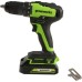 Дрель аккумуляторная GREENWORKS GD24DD35 24 V c акк и з/у   3704007UA
