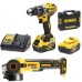 Дрель аккумуляторная DEWALT  DCD 791 P2 + УШМ аккумуляторная DEWALT DCG 405 N