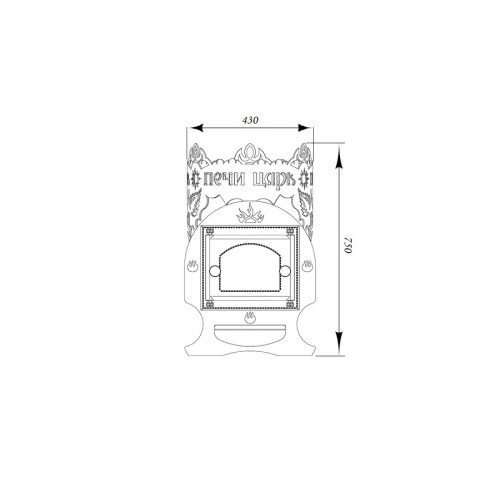 Дровяная печь Царь печи 