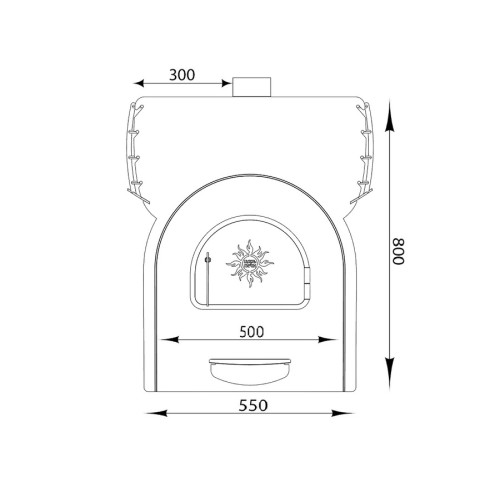 Дровяная печь Царь печи 