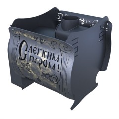 Дровяная печь Царь печи "Елисей Декор" (8мм)