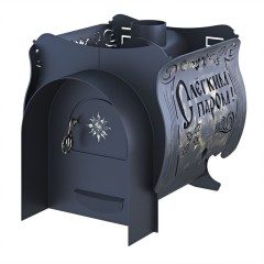 Дровяная печь Царь печи "Елисей Декор" (8мм)