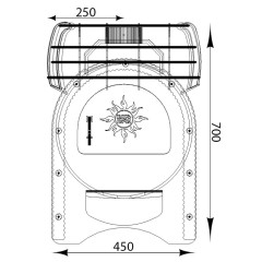 Дровяная печь Царь печи "Горыня" (8мм)