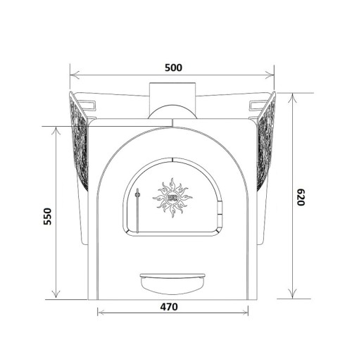 Дровяная печь Царь печи 