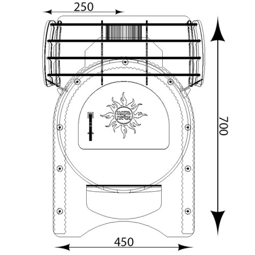 Дровяная печь Царь печи 